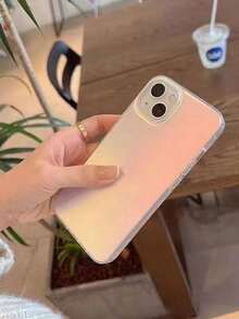 1 Ốp lưng điện thoại INS mờ gradient mềm mại, dành cho iPhone 17 Air 16 15 14 Pro Max 11 13 12 Plus Mini X XS XR7 8 Vibe, ốp bảo vệ bằng silicon chống sốc. - trắng - Xem 3