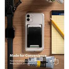 Adhesive Cardholders - Black - View 7