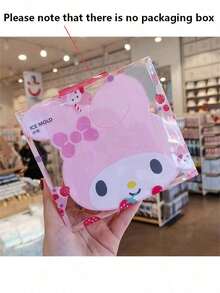 1 pieza Molde de imagen de perro con diseño de orejas de conejo rosa y siete compartimentos de cavidad de molde 3D de Sanrio Merlot Cinnamon Roll Pudding, adecuado para hacer materiales de bebida creativos y agregar efectos visuales interesantes a las bebidas frías de verano - Multicolor - Ver 13