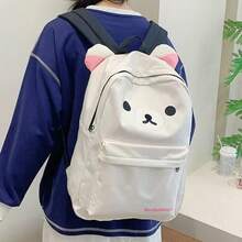 San-X Cute Bear Rilakkumas Large Capacity Fashion Student Backpack Shoulder Bag Gift - Multicolor - View 6