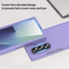 Case Designed For Samsung Galaxy Z Fold 7, With Built-In Screen Protector And Full Hard PC Cover For Greater Shock Resistance. - 黑暗的 - 查看 11