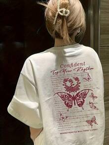 Women T-Shirts - [White] - View 3