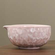 1pc 480ml Crystalline Glaze Kiln-Fired Matcha Bowl, Middle Eastern Style Matcha Bowl Set With Matcha Bowl (With Spout). It Is The Perfect Choice For The Matcha Tea Ceremony, And An Ideal Gift For Ramadan, Birthdays, Festivals, And Back-To-School Season. - Crystalline Glaze - View 8