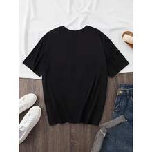 Camiseta Deportiva de Patrón Alfabético para Hombres - Cuello Redondo,  Ajuste Delgado, Poliéster Tejido, Estiramiento Medio, Transpirable, para Gimnasio, Jogging, Entrenamiento, Ciclismo, Modelado Corporal - Blanco - Ver 2