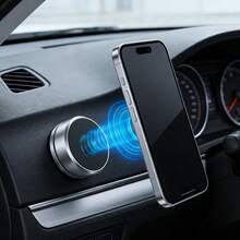Multi-Functional Magnetic Phone Holder, With Strong Adhesiveness, Suitable For Car Dashboard, Office Desk, Kitchen And Bathroom - D35 - View 3