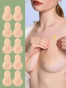 2/10/20 pezzi Nastro invisibile per il sollevamento del seno, realizzato in tessuto non tessuto, previene l'affaticamento e solleva il seno, adatto per seni grandi e donne taglie forti, effetto sollevamento applicabile ad abiti da sera, appuntamenti, matrimoni, viaggi, vacanze e altre occasioni - Multicolore - Visualizzare 1