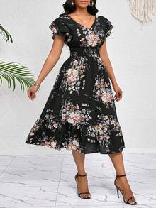Women Midi Dresses - 中等水洗藍 - 查看 11