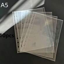 A5/A6/A7/M5 彩色愛心圖案活頁本，便攜式活頁本，A5貼紙收藏本，替換內頁，相簿，貼紙本，儲蓄本，日記本，筆記本，K-POP偶像收藏本；適用於辦公用品和學校用品 - 愛心軟殼活頁冊 - 查看 11