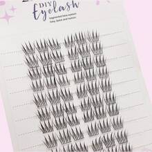 60 Pcs Natural False Lashes,7-9 Mm Short A-Shaped,Ace Girl Group Style,10 Rows Packaging,Large Capacity,Beauty Makeup Essentials - View 11