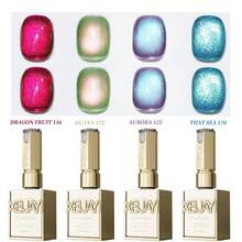 XEIJAYI 4 Colors 15ml New Popular Cat Eye Nail Gel Polish Semi Permanent Nail Art Soaking UV LED Nail Salon DIY Nail Salon Gel For Spring And Summer - Nhiều màu - Xem 11
