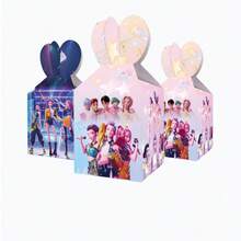 6Pcs Fantasy Girl Group Party Supplies, K-POP Magical Themed Decor With Party Horns, Anime Mini Decor Gift Sets, Random Design Birthday Xmas Party Ornaments Holiday Fillers - Multicolor - View 5