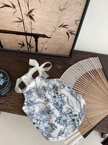 新中式寵物洋裝,時尚寵物服飾 - 白色 - 查看 6