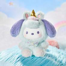 Miniso Sanrio 卡通獨角獸盲盒毛絨娃娃，隨機發貨 Sanrio 系列角色 (1件) - 彩色 - 查看 3