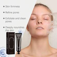 Hoygi 1 Pack Collagen Peel Off Face Mask For Deep Pore Cleansing & Hydration, With Glycerin & Centella Asiatica, Gentle Overnight Treatment For All Skin Types, Beauty Skincare Routine,Skin Care,Travel Essential,Quick Ship Items,Free Shipping - 清潔臉部控油撕拉麵膜 - 查看 5