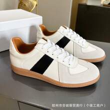 Zapatos casuales unisex, talla 36-45, zapatos casuales de mujer y zapatos deportivos de hombre, zapatos planos de suela blanda con cordones, zapatos cómodos y livianos de hombre para uso diario, de corte bajo,,,,,Zapatos de estilo europeo a la moda, zapatillas de entrenamiento clásicas alemanas, cuero natural de gamuza de alta calidad, zapatos deportivos casuales unisex. - Figura 17 - Ver 9