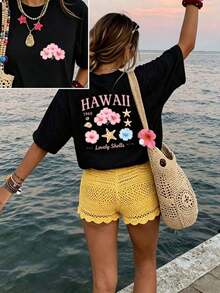 Women T-Shirts - Black - View 9