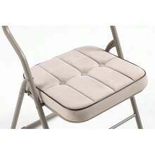 Folding Chairs In A Pack Of 2 – Folding Dining Chairs With Cushions, Portable And Already Assembled, Additional Folding Chairs For Guests, Kitchen, Office, Wedding And Party - 卡其色 - 查看 6