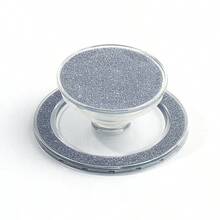 1PC Circular Glitter Magnetic Suction Bag Holder, Suction Cup Type Portable Drama Watching Phone Support Holder, Slouchy Person Lifting And Folding Desktop Holder - Multicolor - View 12