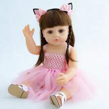 Realistic 50cm Baby Doll With A Soft Body, Suitable For Girls Aged 3 And Above - 彩色 - 查看 1