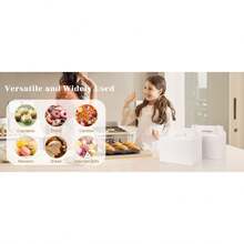 12/24pcs White Pointed Top Gift Boxes, 9.5*5*5 Inch Large Capacity Baking Cookie Lunch Boxes, Wedding Birthday Party Favor Boxes - View 5