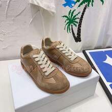Zapatos casuales unisex, talla 36-45, zapatos casuales de mujer y zapatos deportivos de hombre, zapatos planos de suela blanda con cordones, zapatos cómodos y livianos de hombre para uso diario, de corte bajo,,,,,Zapatillas de entrenamiento alemanas de estilo europeo M Gila, calzado deportivo retro casual para parejas, con suelas suaves, fabricadas en Guangzhou. - 13 - Ver 4