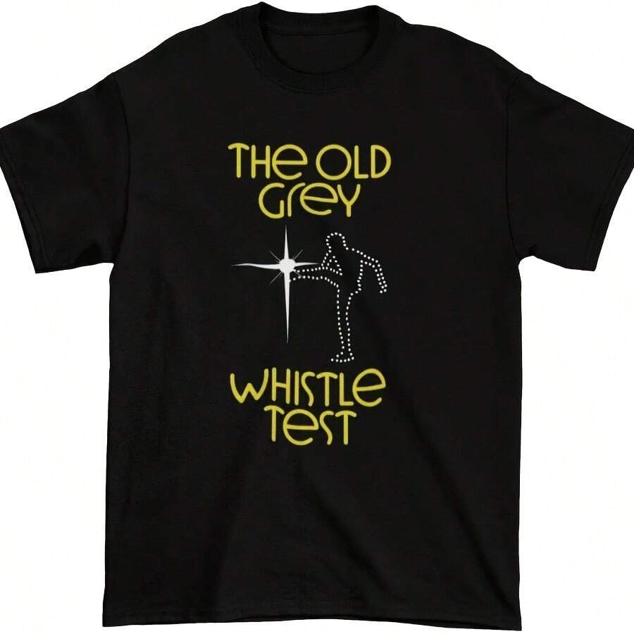 Old Greyss Whistle Test Men's T-Shirt - 黑色 - 查看 1
