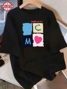 Women T-Shirts - Black - View 1