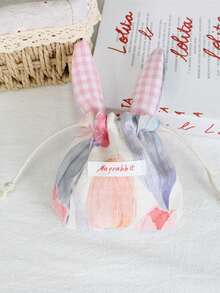 Floral Drawstring Storage Bag, Travel Lipstick Makeup Pouch, Sundries Dust-Proof Bag, Large Capacity Sanitary Pad Drawstring Bag - Multicolor - View 11