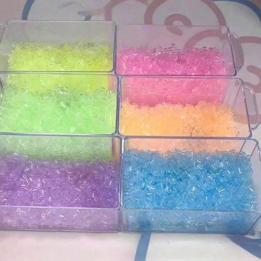 10000Pcs, 2.6mm Fuse Beads Bulk, Transparent Colors, Fuse Beads, Melting Beads Crafts, Fuse Beads Bulk Crafts (6000, Transparent Pink) - Transparent Pink + 6000 - View 1
