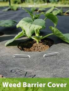 U-Shaped Anti- Cloth Nails, Fixing Artificial Turf, Landscape Nails With Plastic Washers, U-Shaped Ground Nails - Garden Pegs - View 8