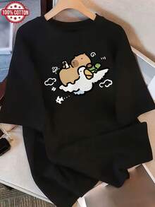 Women T-Shirts - [White] - View 5