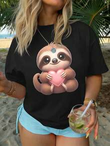 Kvinnor T-shirts - Svart - Visa 1