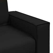 Poltrona  nera, 100 cm, - nero - Visualizzare 6