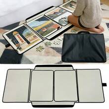 Jigsaw Puzzle Board For 1000 Pieces 65 X 22in Puzzle Storage Mat Portable - White - View 10