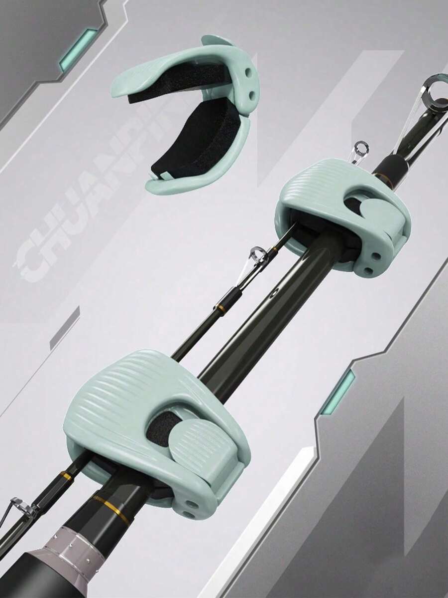 Multi-Functional Lure Rod Clamp, Versatile Storage Organizer, Applicable For Rod Fixing, Rod Protection, Bait Sealing, Backpack Strap, Clothing Pocket, Etc. Fishing Rod Protective Cover - A - View 1