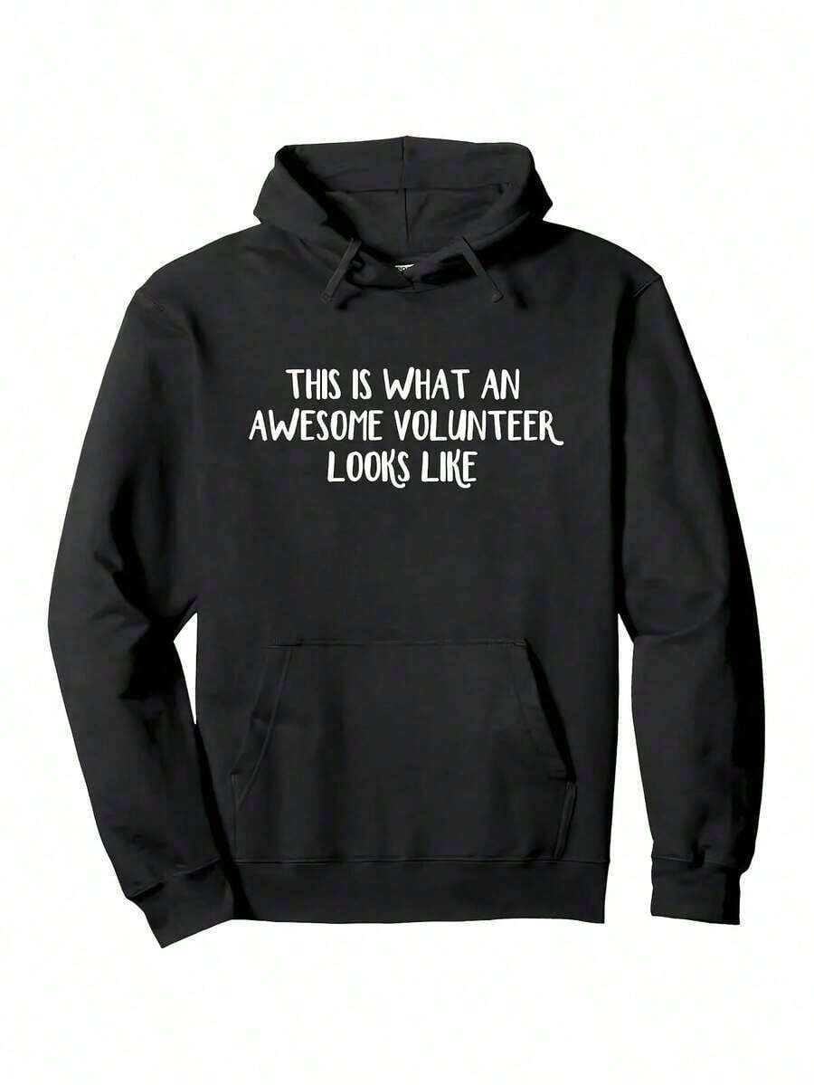 Compatible With The Talentless But Connected Hoodie, Warm Cotton Blend, Essential For Fall And Winter Casual Wardrobe, Versatile Hoodie - Comfortable Everyday Wear, Perfect Gift_903 - 黑色 14 - 查看 1