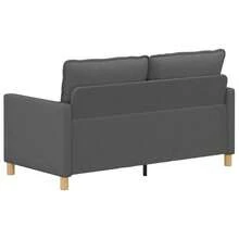 Canapé Gris foncé 156 x 81 x 87,5 cm Tissu - Gris foncé - Voir 5