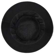 Bucket Hat Unisex Men Running Hippie Bucket Hat - 黑色 - 查看 2