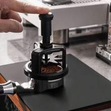 WDT Distribution Tool, 58mm Coffee Distributor Needle, 53mm Espresso Stirrer Distribution Tool For Barista, 51mm Needle Espresso Stirrer, Magnetic Design Making It Easy To Spread Powder - 10 Needles, /New Press-Type Rotating Powder Distribution Needle Espresso Coffee Clump Disperser - Black - View 1