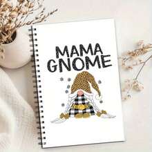 Gnome & Letter Spiral Notebook - Suitable For School, Work And Note-Taking. College Ruled, Cute Desktop Decor, Also An Excellent Gift For Women - Birthday, Christmas, Mother's Day, Office Supplies, Study Journal, Fantasy Design, Sturdy Binding, High-Quality Paper - A - View 23