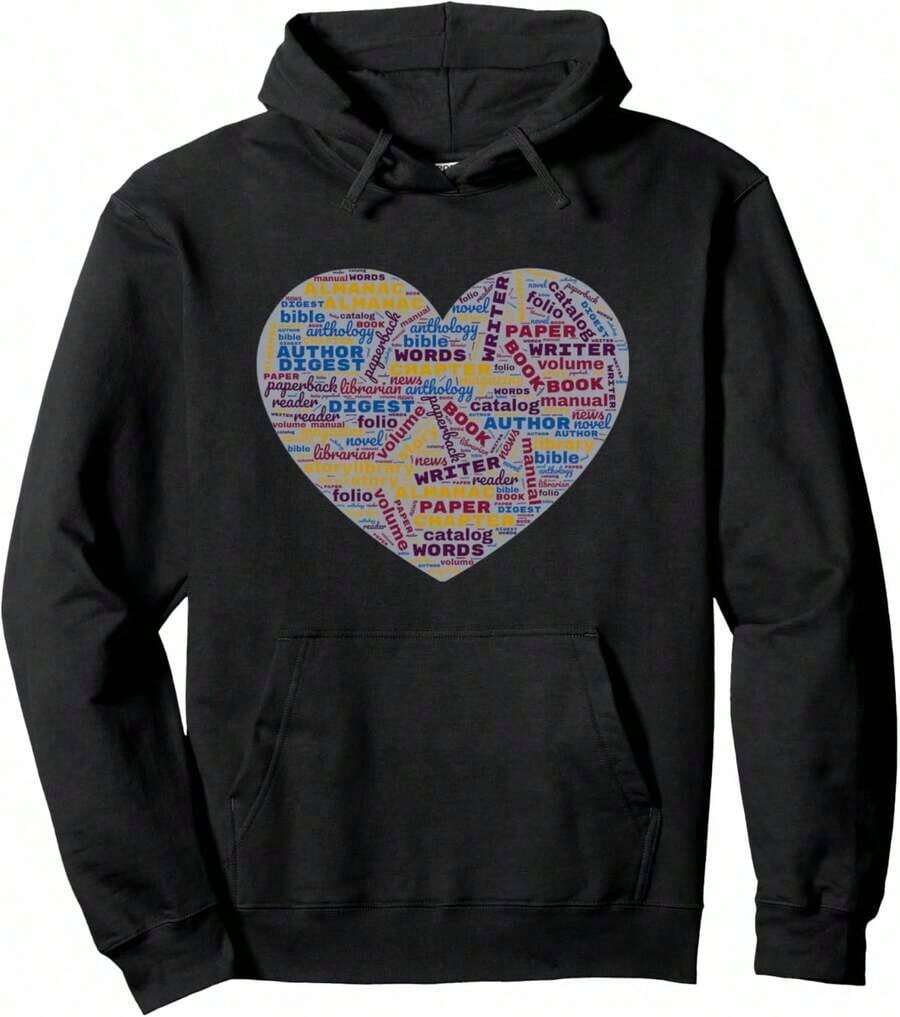 Book Nerd Compatible, Fun Gift For Readers, Book Lovers, Men And Women, Hoodie. - 黑色 11 - 查看 1