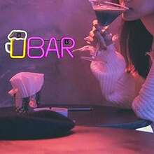 1pc Beer Neon Sign Light Up Your Home Bar - USB Operated LED Neon Light For Wall Decor! - Multicolor - View 7