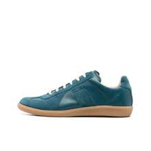 Zapatos casuales unisex, talla 36-45, zapatos casuales de mujer y zapatos deportivos de hombre, zapatos planos de suela blanda con cordones, zapatos cómodos y livianos de hombre para uso diario, de corte bajo,,,,,Zapatillas de entrenamiento alemanas de alta gama europea, modelo 2026, de gran , de cuero genuino, con diseño de bloques de color, estilo retro clásico, versátiles, para parejas. - 15 - Ver 13