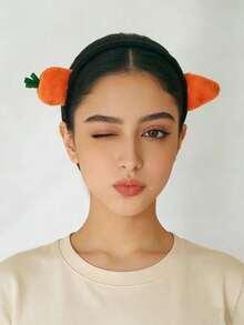 1pc Unisex Funny Cartoon Fish Headband, Photo Prop & Washing Face Headband - Multicolor - View 5