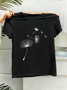 Women T-Shirts - Black - View 2