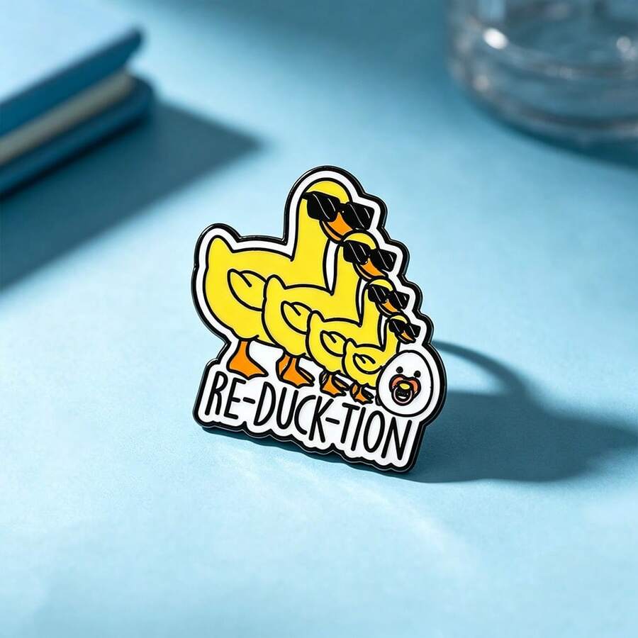 RE-DUCK-TION 珐琅胸针 时尚装饰胸针 领针 包包徽章 珠宝礼品 - 彩色 - 查看 1