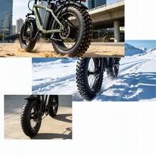 6MSKS 16x4.0轮胎，电动自行车轮胎，适用于越野、城市、沙地，加厚轮胎，耐用越野轮胎，雪地适用 - 16x4.0 Outer Tire - 查看 2