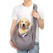 Mochila para Perro y Gato 34*82CM de Peso 12KG, Carrioloa para Perro y Gato, Canguera, Mochila de Gato, Dog Cat Carrier, , Cómodo, Reversible, Ajustable, para Mascotas pequeñas y Medianas - Gris - Ver 1