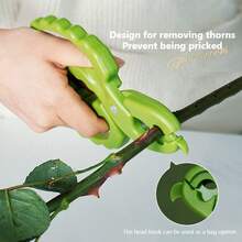 2-In-1 Floral Thorn Stripper, Anti- Design, Smooth Grip Operation, Stainless Steel + PP Material, Suitable For Florists, Flower Arranging Hobbyists, Wedding Flower Preparation - Flower Scissors - View 5