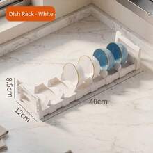 Kitchen Drawer Organizer Divider, Built-In Cabinet Dish Bowl Cutlery Storage Rack - Multiple Sizes - View 13